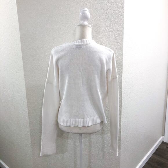 Show Me Your Mumu Cropped Varsity VACAY Sweater Small - Picture 4 of 9